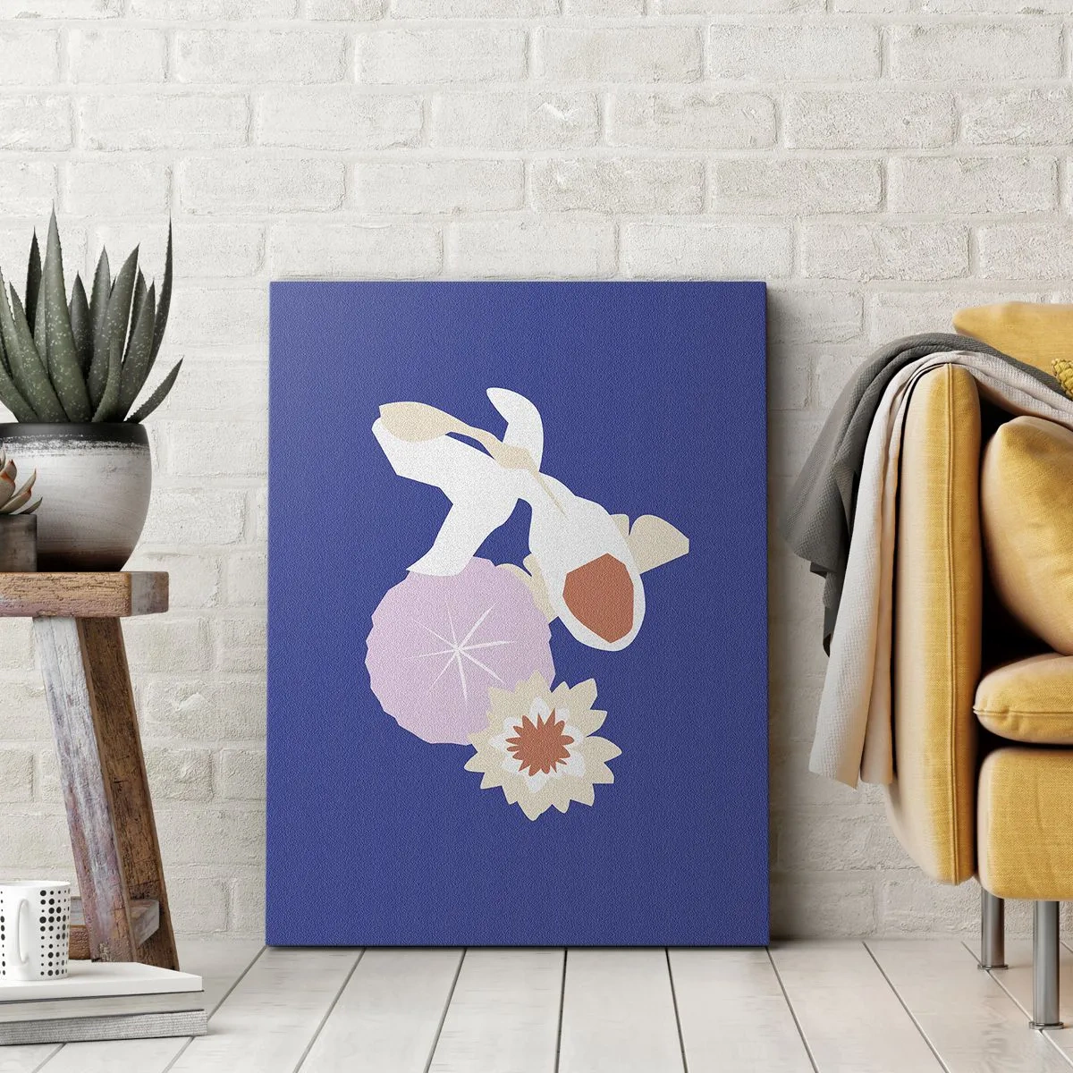 Quadro su tela - Stampe su Tela - Composizione di fiori e boccioli - 70x100 cm