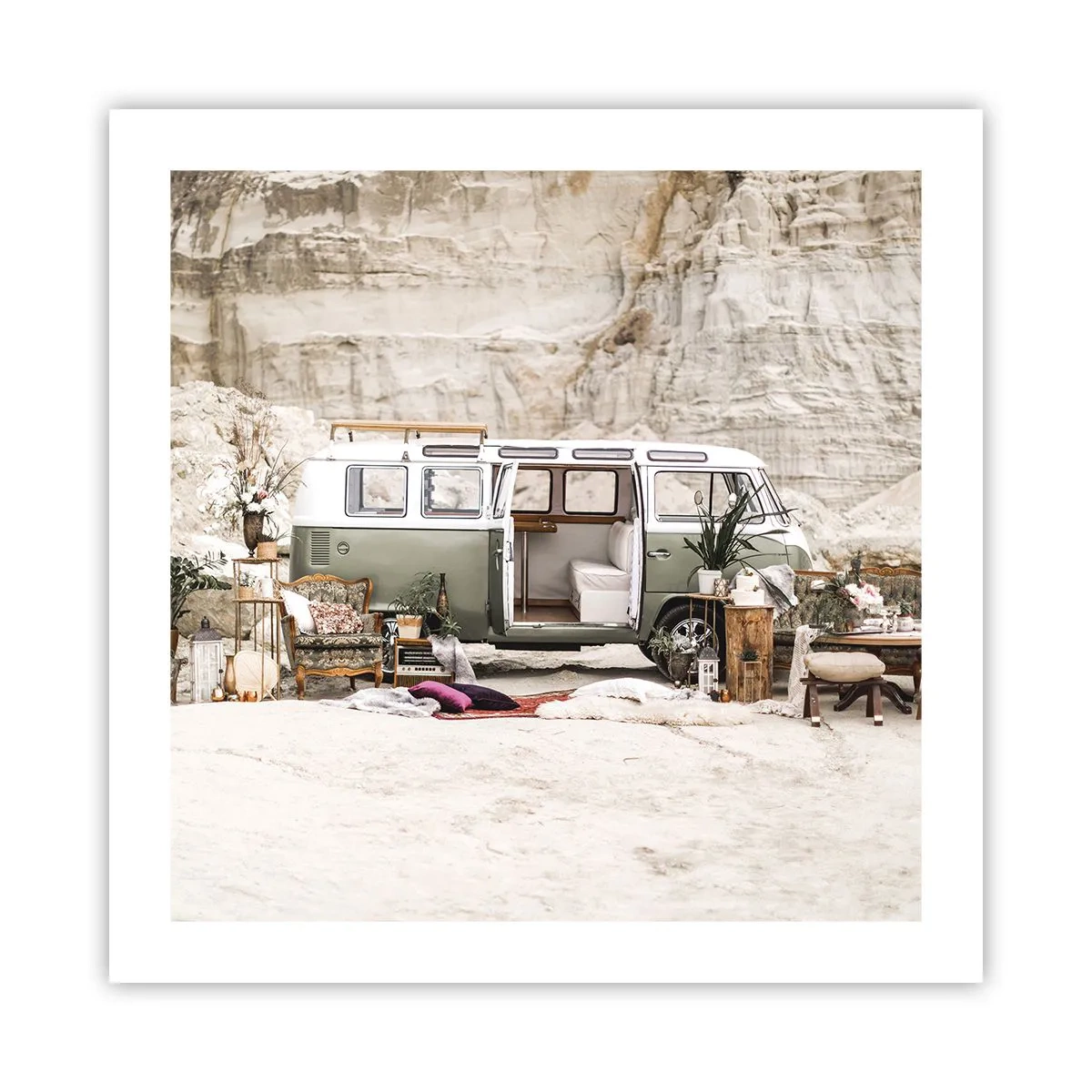 Poster - è tempo di viaggiare - 50x50 cm