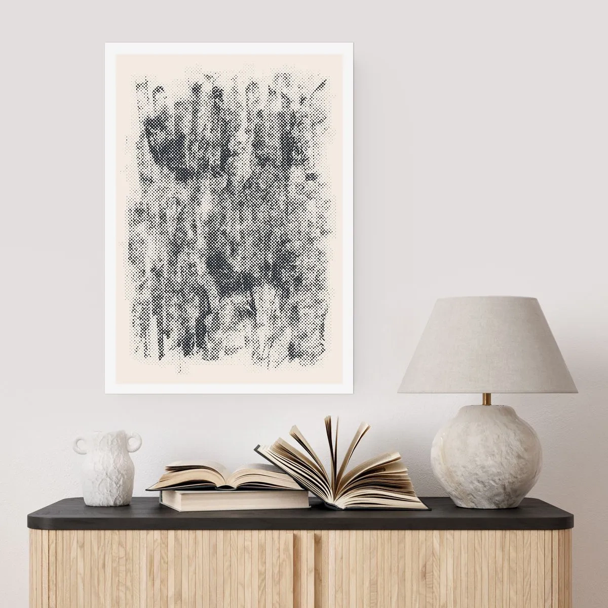 Poster - Composizione nebbiosa - 70x100 cm