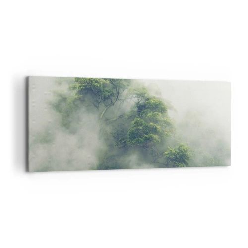 Quadro su tela - Stampe su Tela - Avvolti dalla nebbia - 100x40 cm
