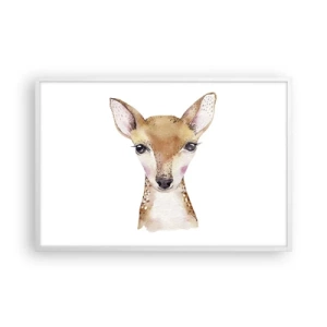 Poster in cornice bianca - La natura dell'innocenza - 91x61 cm