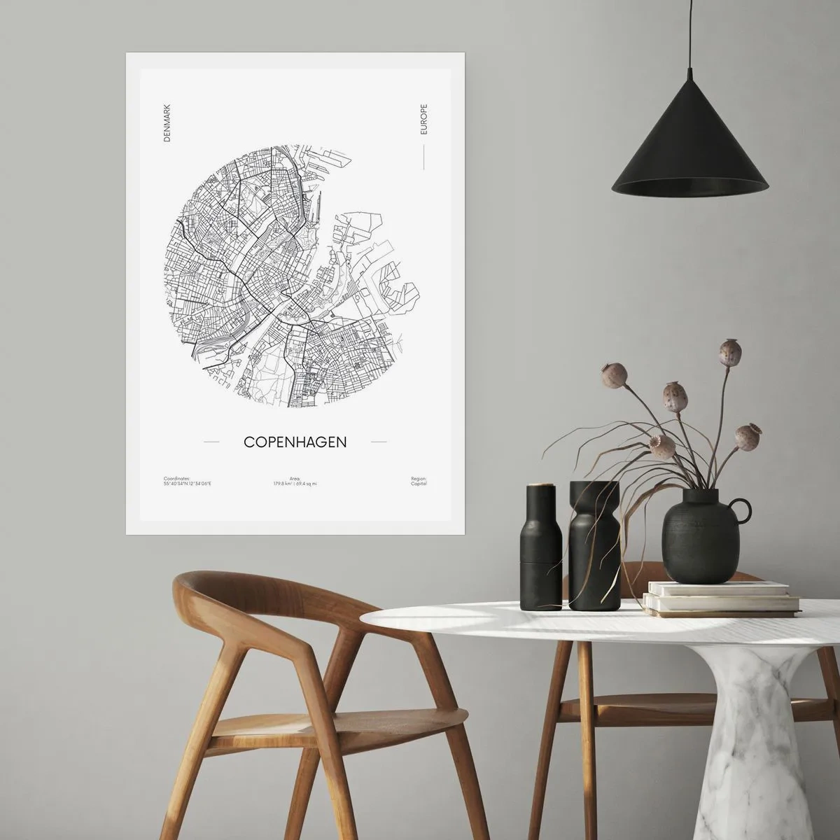 Poster - Anatomia di Copenaghen - 40x50 cm
