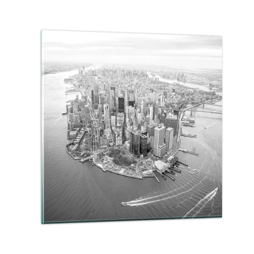 Quadro su vetro - Come non amarla? - 40x40 cm