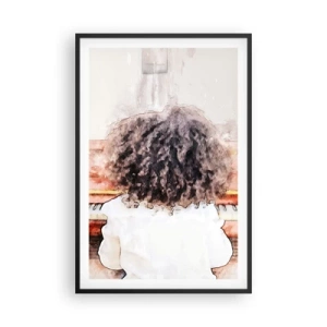 Poster in cornice nera - Nel nuovo mondo - 61x91 cm