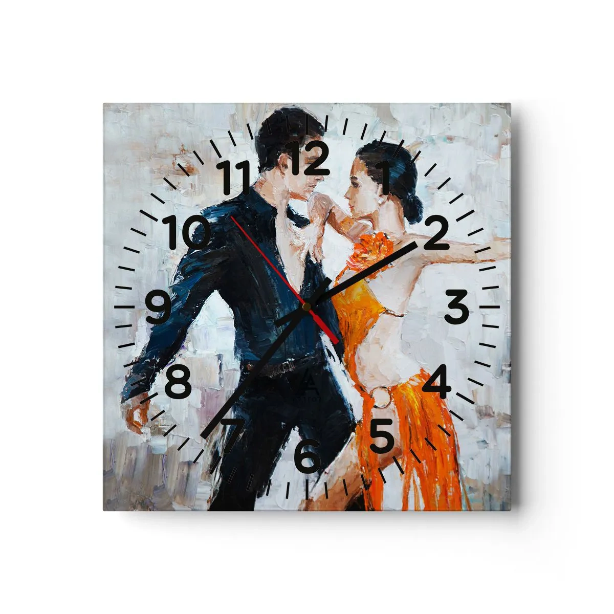 Orologio da parete - Orologio in Vetro - Dirty dancing - 40x40 cm