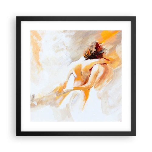 Poster in cornice nera - Nel cielo dell'intimità - 40x40 cm