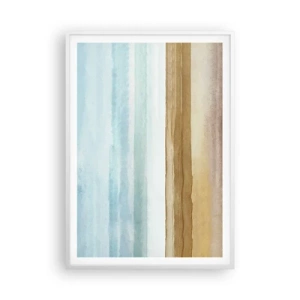 Poster in cornice bianca - Rilassamento - 70x100 cm