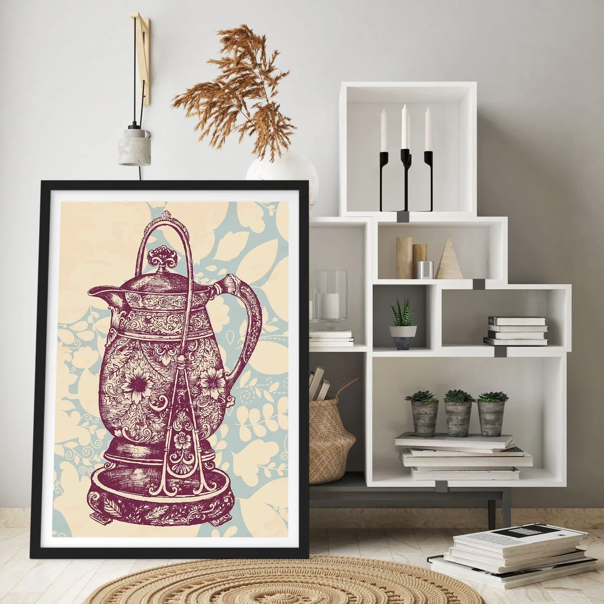 Poster in cornice nera - La bellezza del quotidiano - 61x91 cm