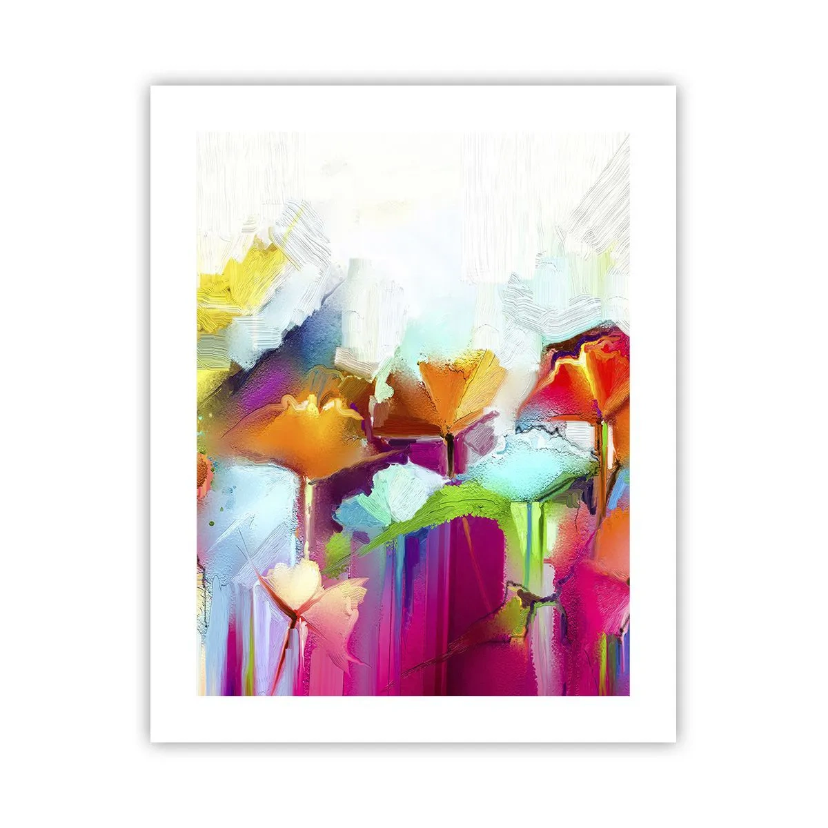 Poster - L'arcobaleno è fiorito - 40x50 cm
