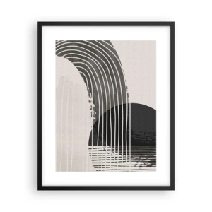 Poster in cornice nera - Andata e ritorno - 40x50 cm