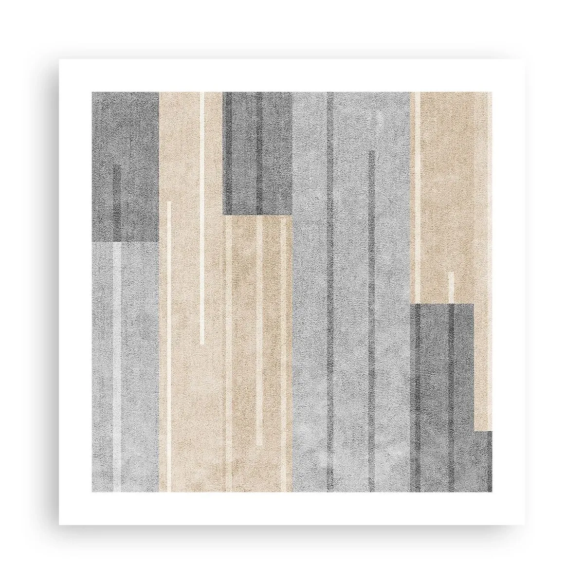 Poster - Composizione: rigare dritto - 50x50 cm