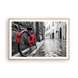 Poster in cornice rovere chiaro - La vera bellezza non invecchia - 91x61 cm