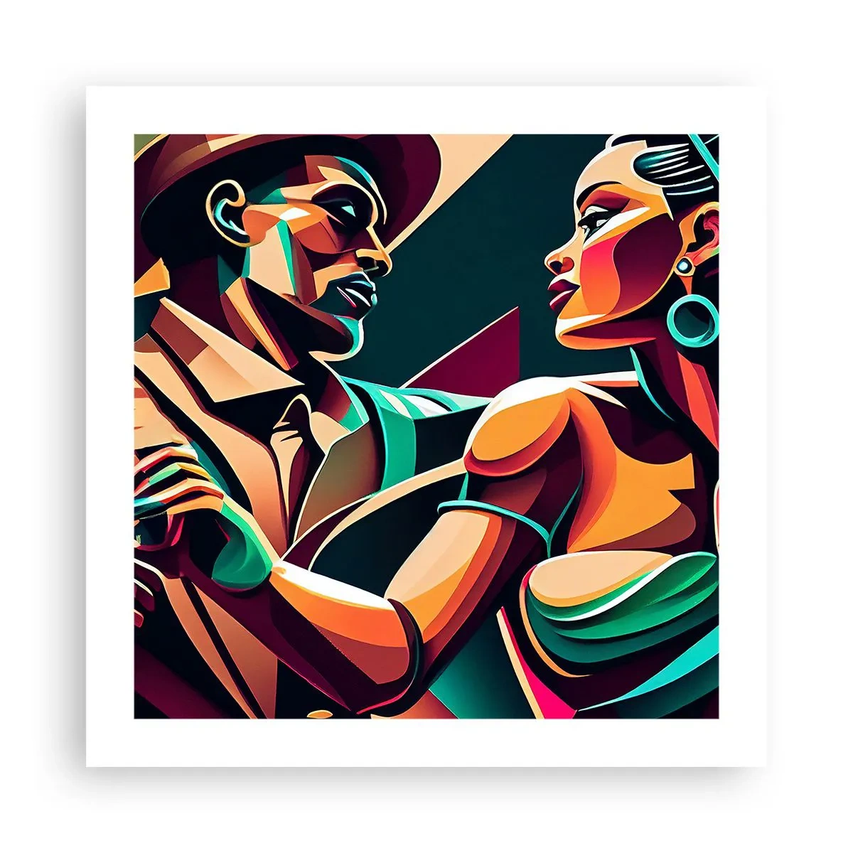 Poster - Al ritmo del cuore - 50x50 cm