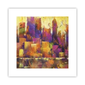 Poster - Composizione metropolitana - 30x30 cm