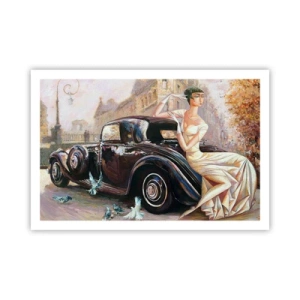Poster - Eleganza in stile retro - 91x61 cm