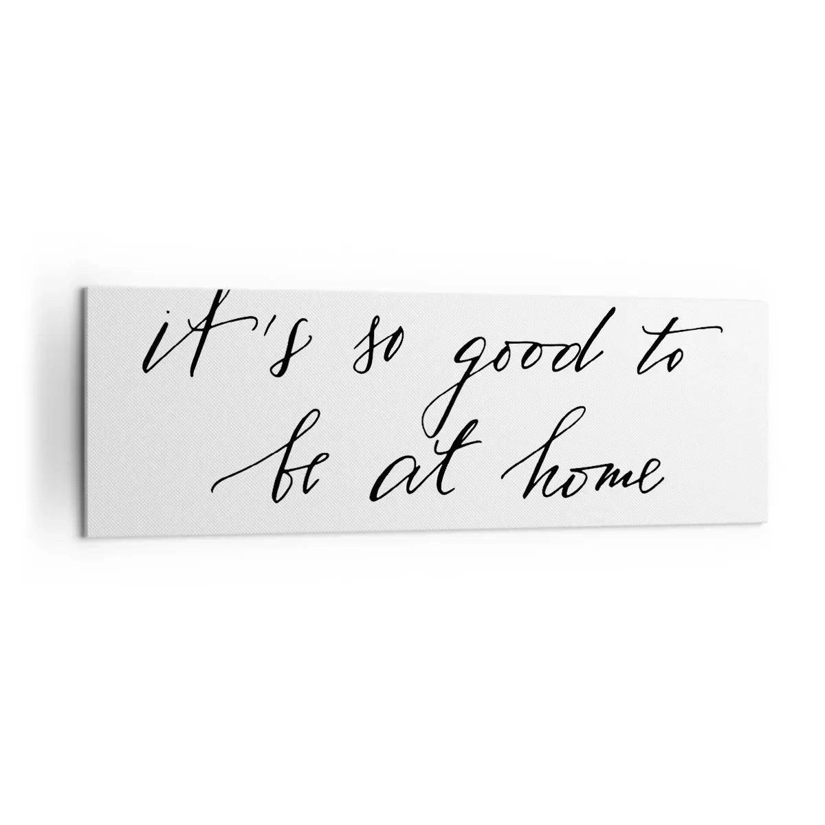 Quadro su tela - Stampe su Tela - Lettering in stile calligrafico su sfondo bianco - 160x50cm - Tutta la verità - Decorazione murale moderna per soggiorno e camera da letto ARTTOR