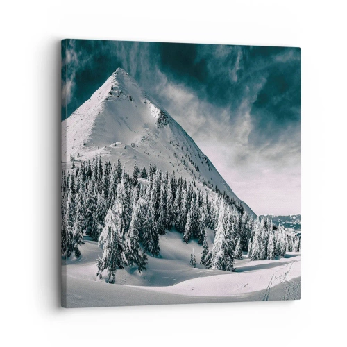Quadro su tela - Stampe su Tela - Il paese della neve e del ghiaccio - 30x30 cm