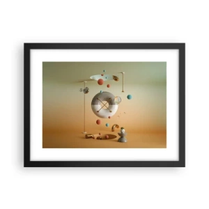 Poster in cornice nera - Tutto può succedere - 40x30 cm
