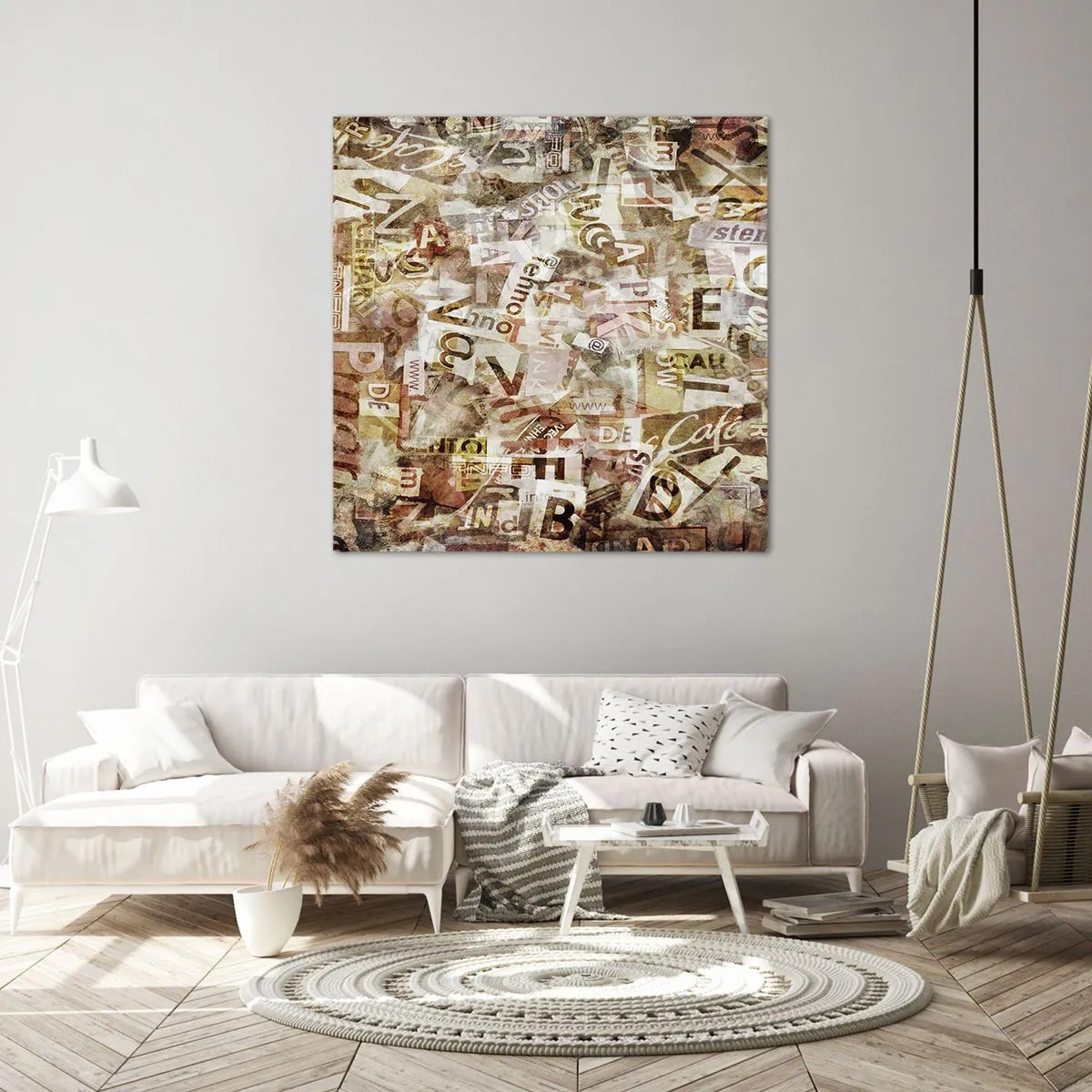 Quadro su tela - Stampe su Tela - Unificando le chiacchiere - 60x60 cm