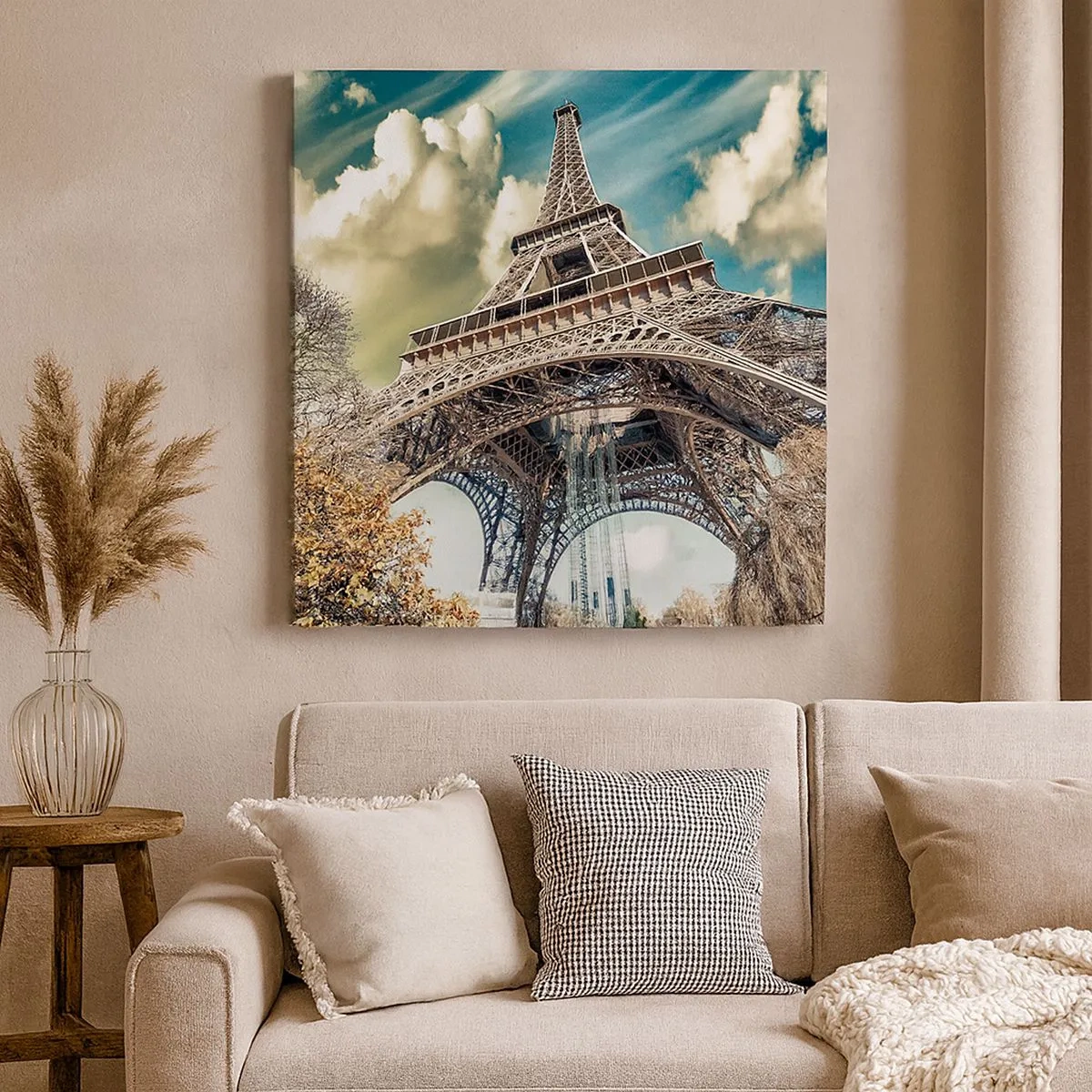 Quadro su tela - Stampe su Tela - L'autunno a Parigi... - 30x30 cm
