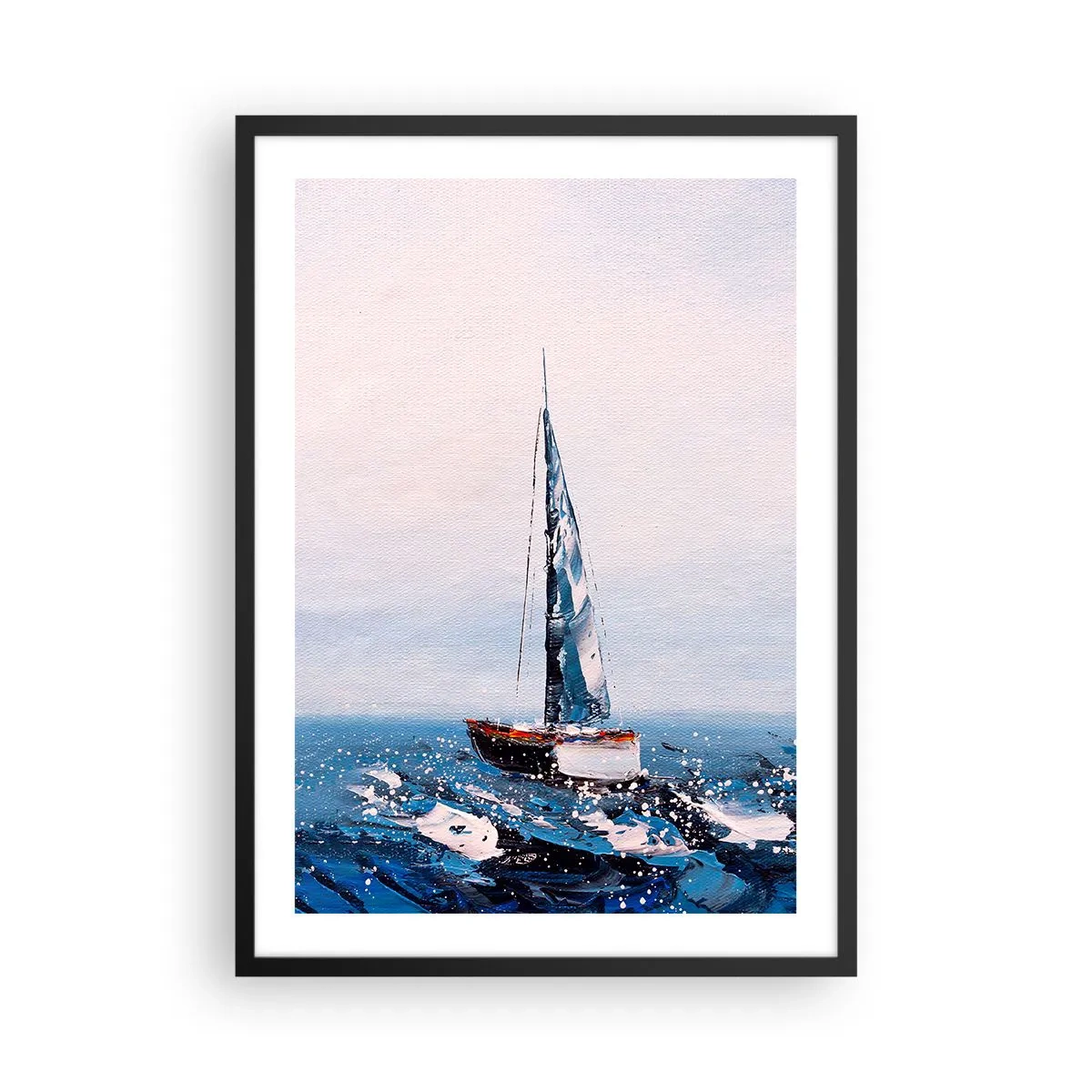 Poster in cornice nera - Fratellanza nel vento - 50x70 cm