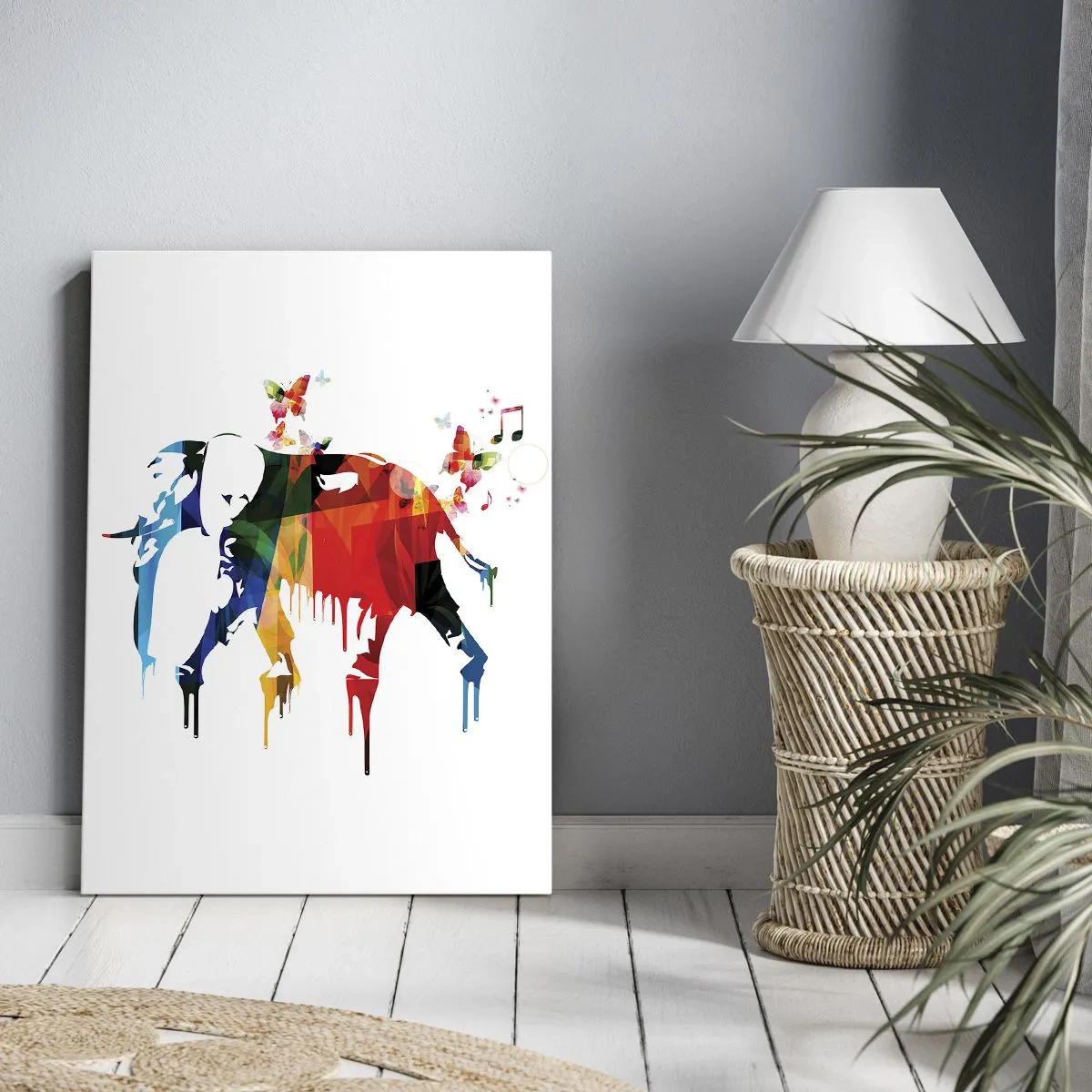 Quadro su tela - Stampe su Tela - Ognuno può ballare - 45x80 cm