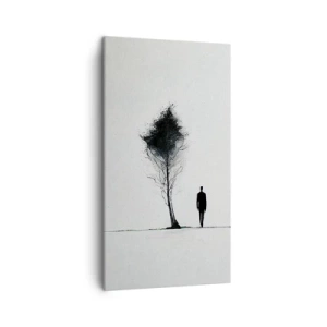 Quadro su tela - Stampe su Tela - Tutti viaggiamo  - 45x80 cm