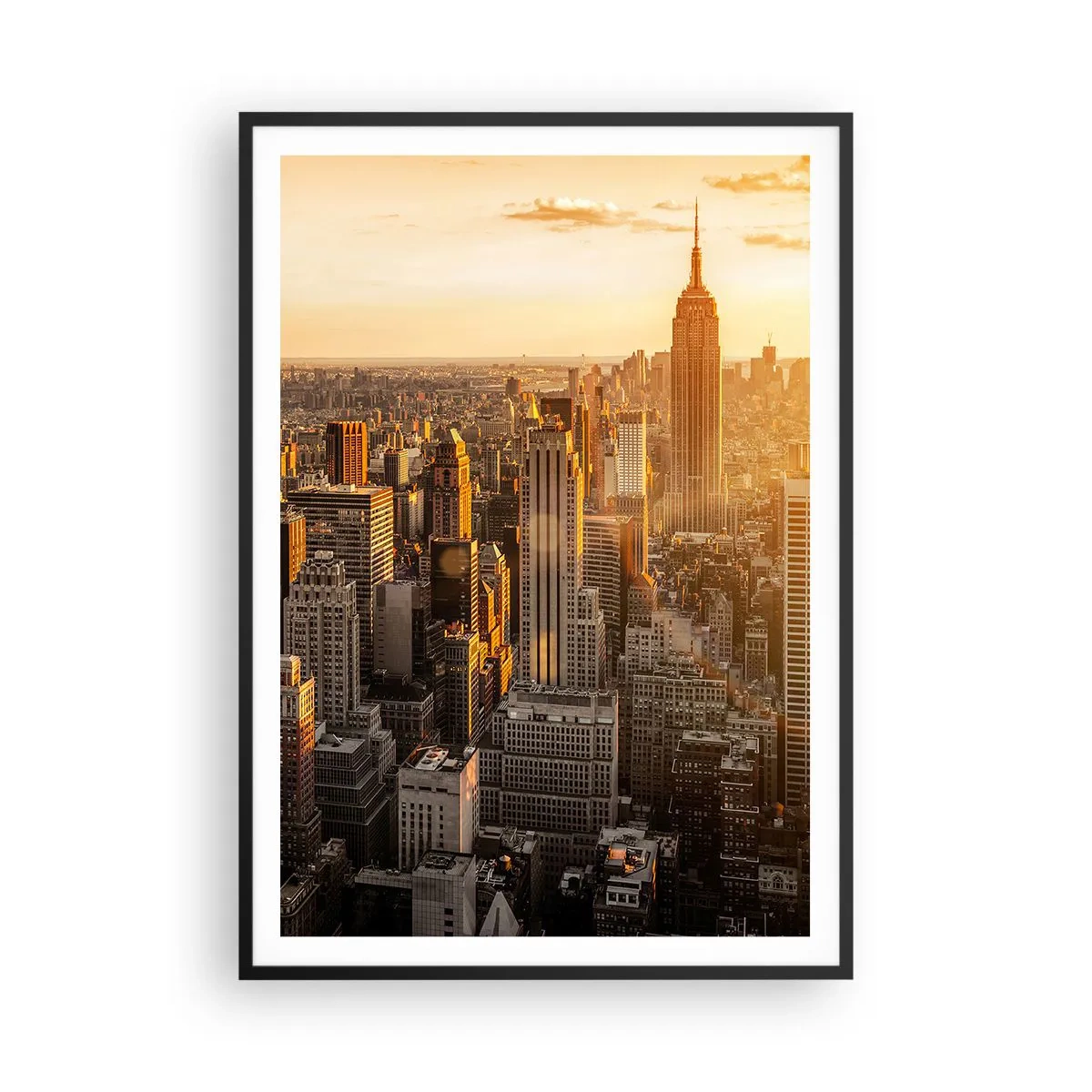 Poster in cornice nera - Crescere al sole - 70x100 cm