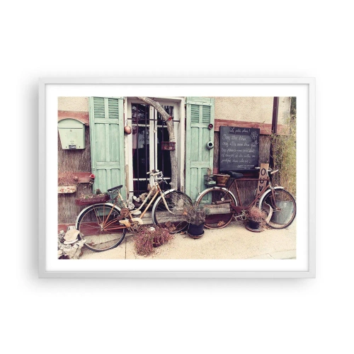 Poster in cornice bianca - Evviva la provincia - 70x50 cm