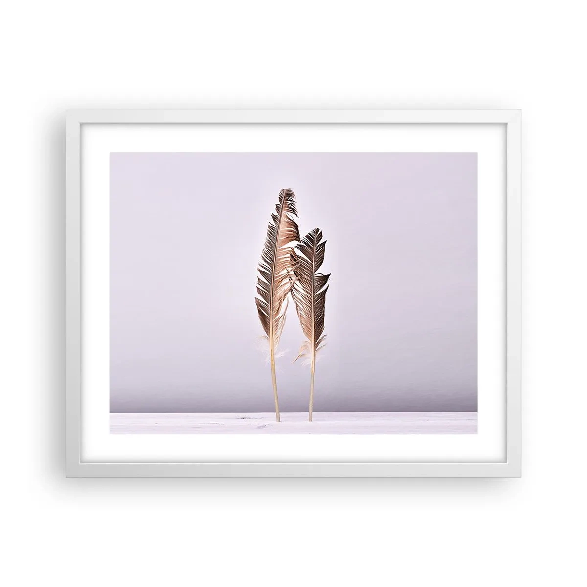 Poster in cornice bianca - Contro il nulla - 50x40 cm