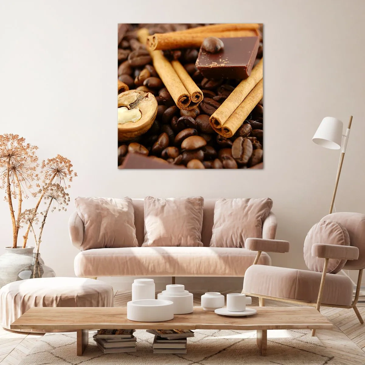 Quadro su tela - Stampe su Tela - Concerto di sapori - 40x40 cm