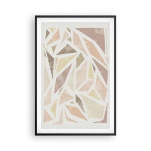 Poster in cornice nera - Composizione da vetrata - 61x91 cm