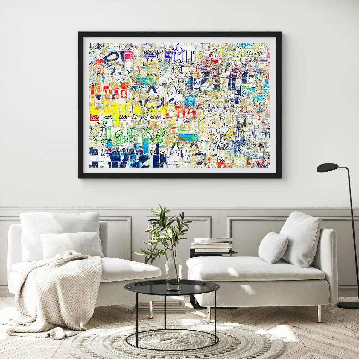 Poster in cornice nera - Semplicemente bello da vedere - 50x40 cm