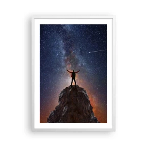 Poster in cornice bianca - La forza è con me! - 50x70 cm