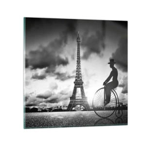 Quadro su vetro - Nostalgia della Belle Epoque - 30x30 cm