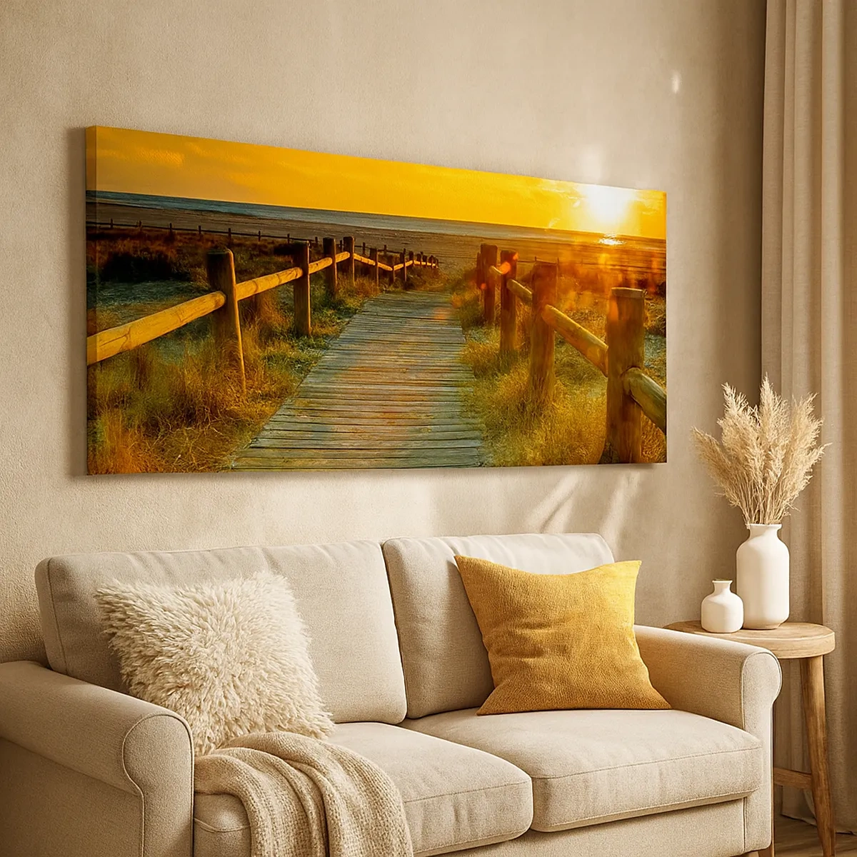 Quadro su tela - Stampe su Tela - Immerse nell'oro vecchio - 30x30 cm