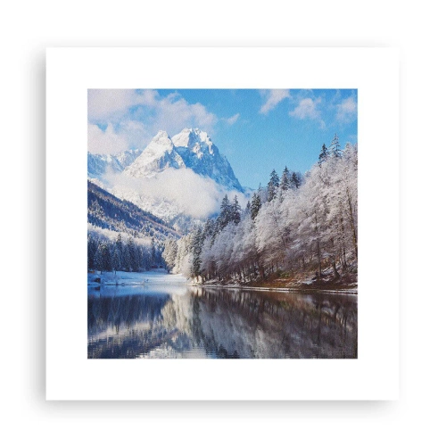 Poster - Il custode innevato - 30x30 cm