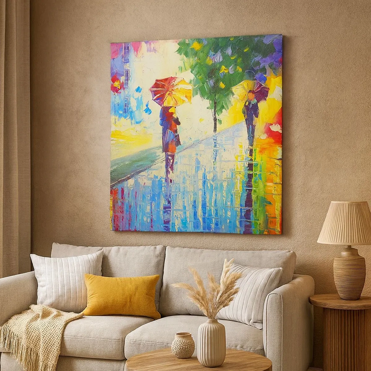 Quadro su tela - Stampe su Tela - E tutto è chiaro - 30x30 cm