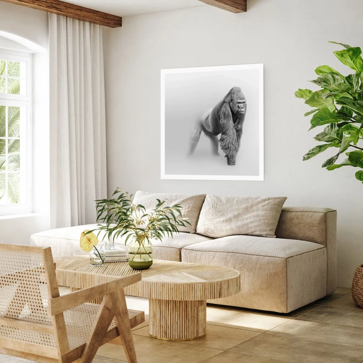 Poster - Sicuro della propria forza - 40x40 cm