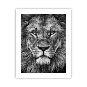 Poster - Nell'abito dell'incoronazione - 40x50 cm