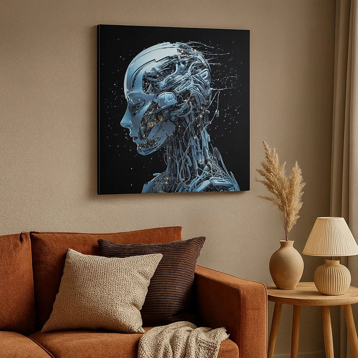 Quadro su tela - Stampe su Tela - La tecnologia è donna - 30x30 cm