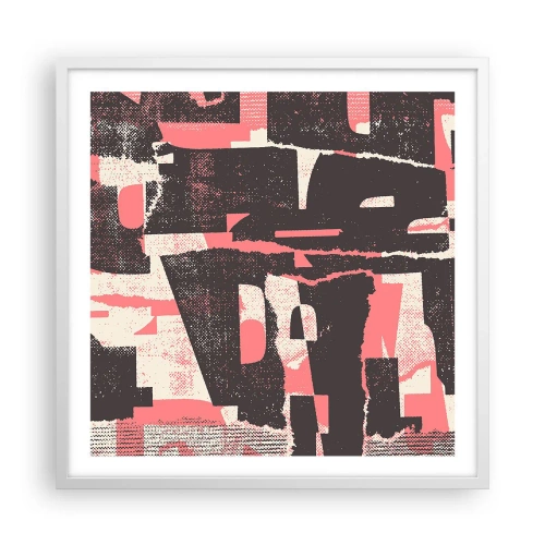 Poster in cornice bianca - Tutto il rumore - 60x60 cm