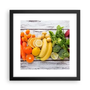 Poster in cornice nera - Non basta? - 30x30 cm