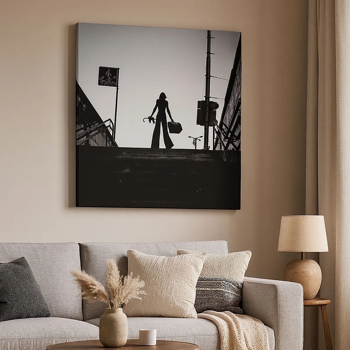 Quadro su tela - Stampe su Tela - Gita cittadina - 30x30 cm