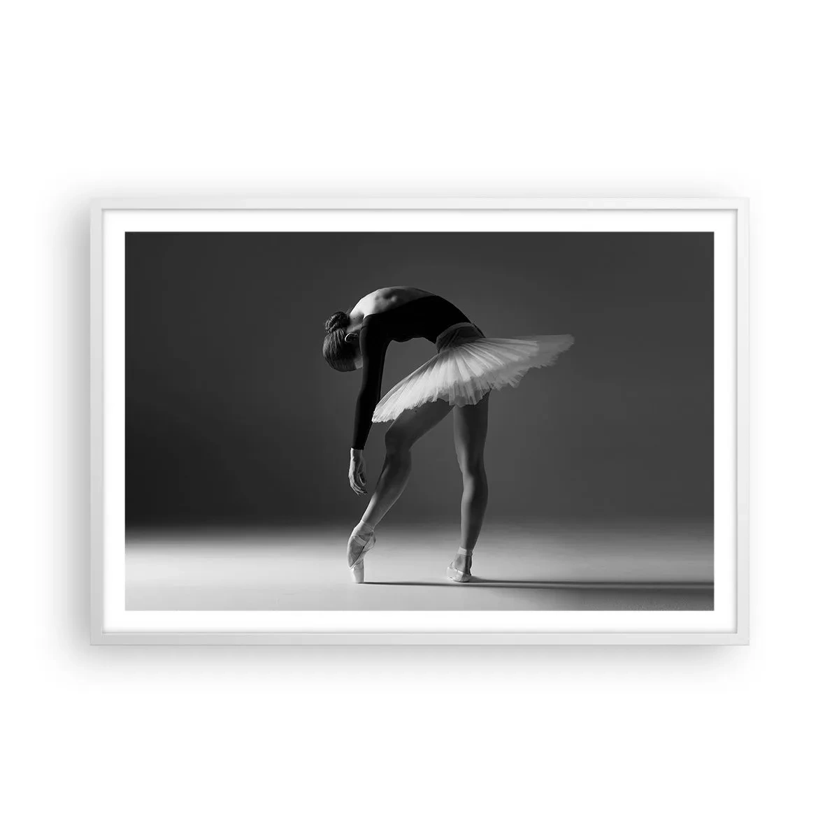 Poster in cornice bianca - Bella ballerina - 91x61 cm