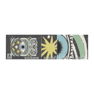 Campione Di Fotomurale Standard Eco - Rituali tribali - Boho, Occhio, Pastello - 100x30 cm