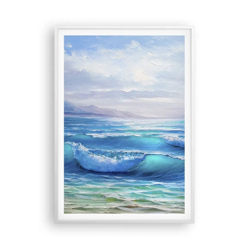 Poster in cornice bianca - Porta sollievo - 70x100 cm