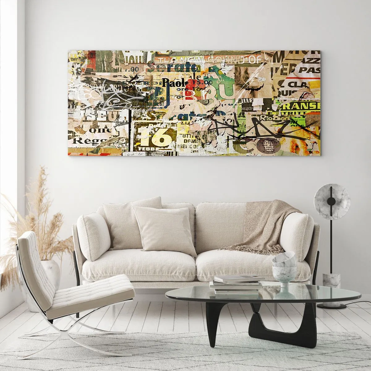 Quadro su vetro - Qualcosa sta succedendo… - 100x40 cm