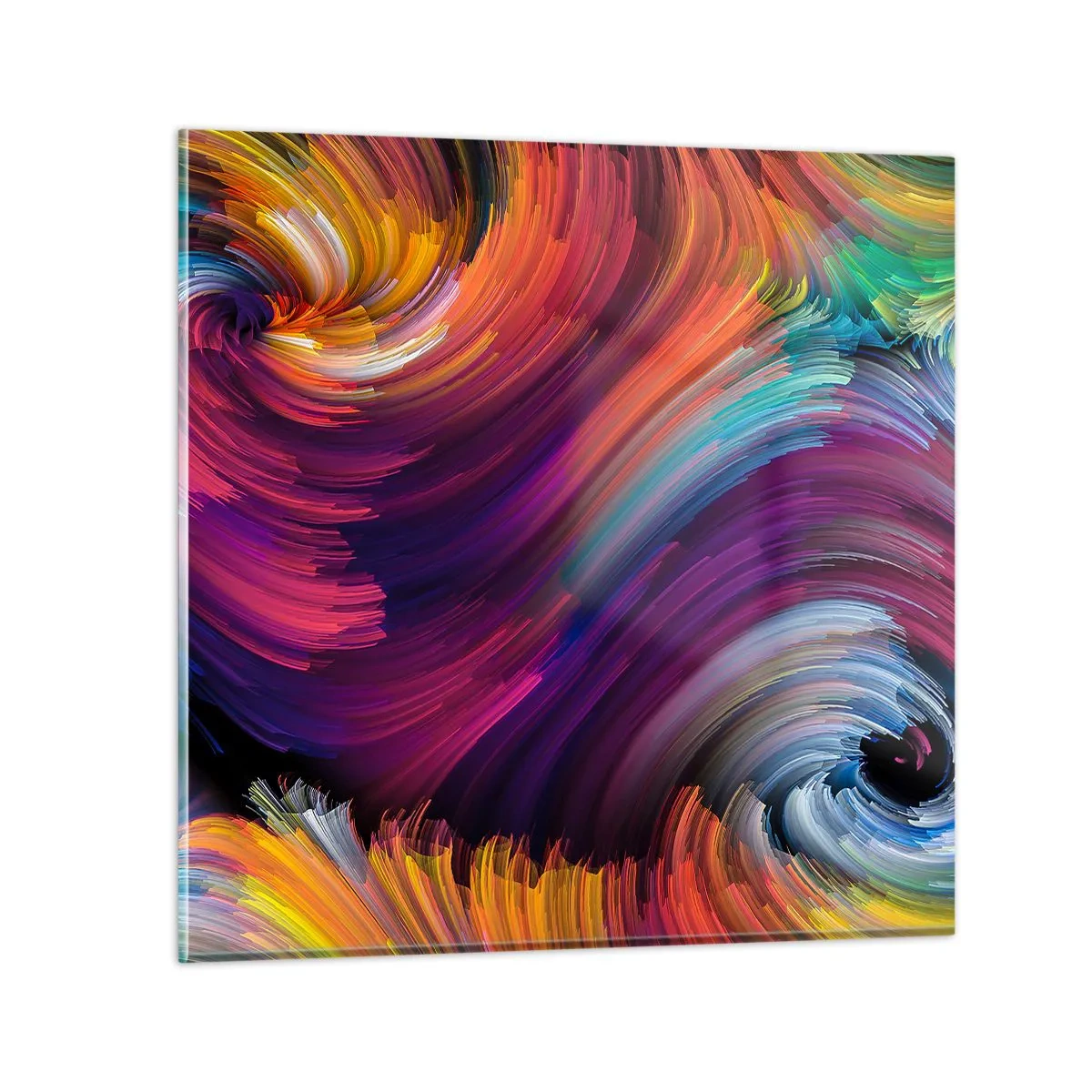 Quadro su vetro - L'inizio del nuovo mondo - 70x70 cm