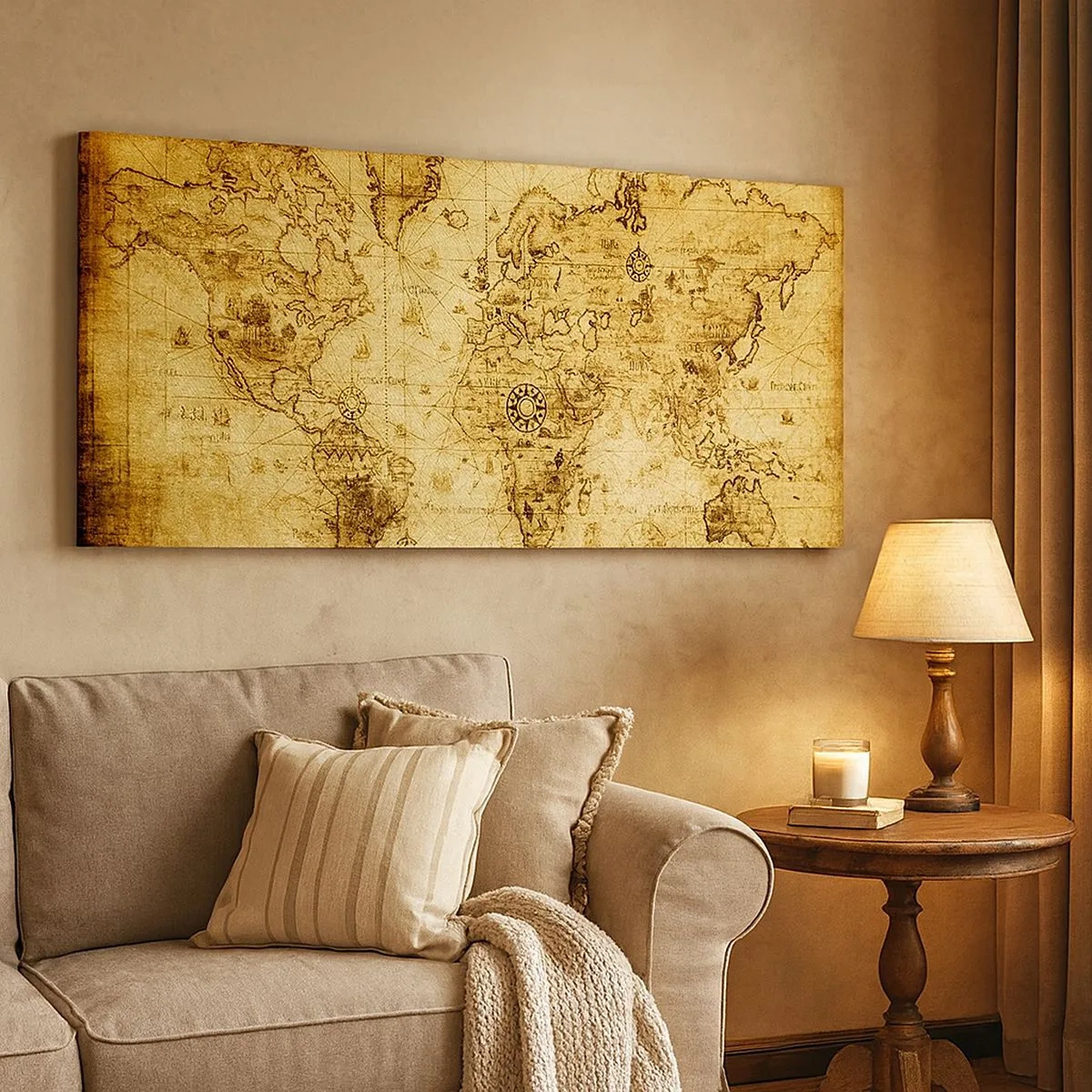 Quadro su tela - Stampe su Tela - Questo mondo è strano - 100x40 cm